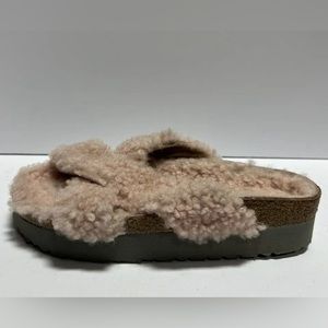 Papillio Women's Shearling Sandal Pink Size US6 N EU37